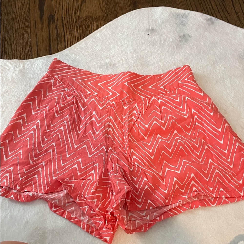 GAP Coral Zigzag High Waist Women's Shorts